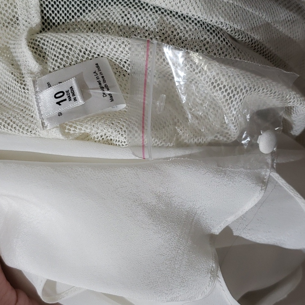 NWOT St. Roche Tomi Dress in Ivory, size 10 - Picture 12 of 13